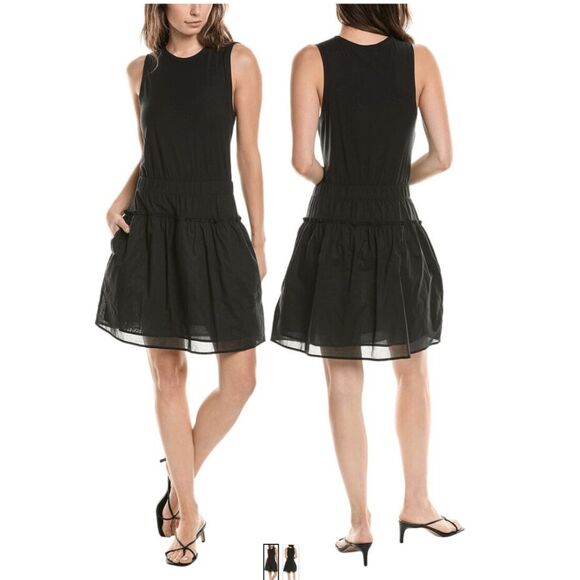Nation LTD. Lexi Mini Dress in Black, Size Medium, MSRP $184 - Picture 1 of 9